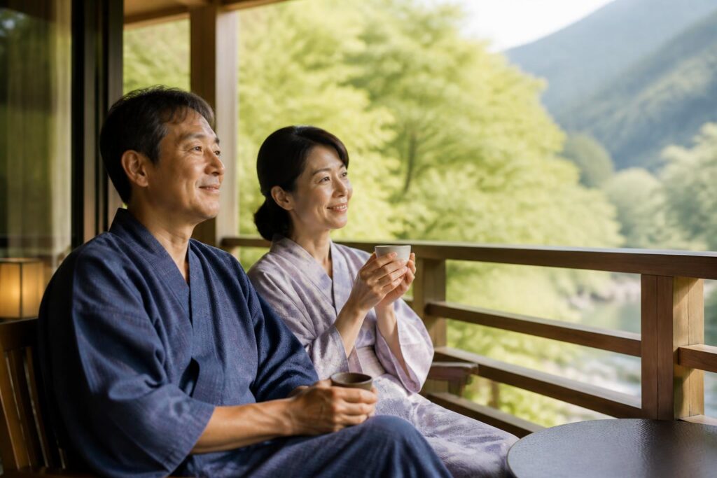 50代夫婦におすすめの緑に囲まれた温泉宿は？